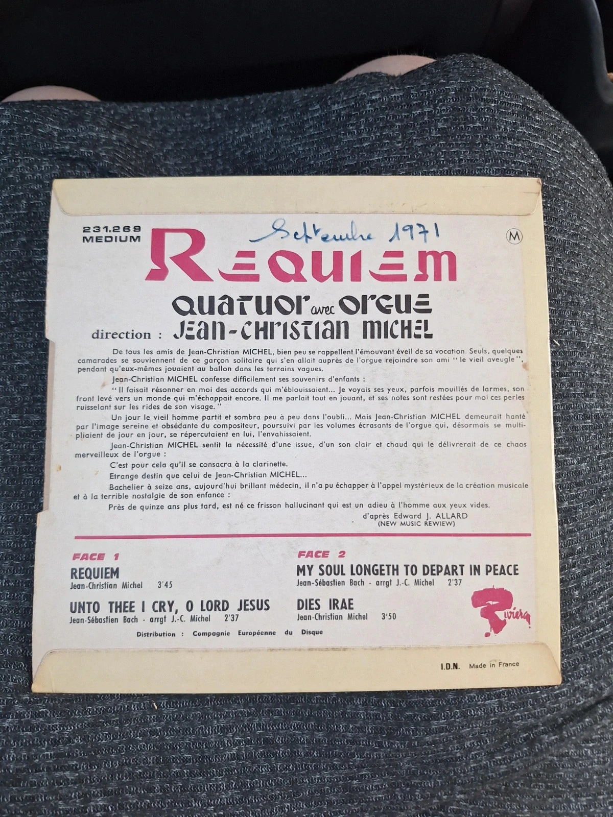 Vinyle 45 tours musique classique – photo 2